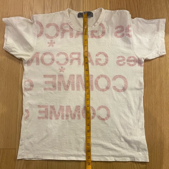 Comme Des Garçons x Good Design Shop t-shirt, inside out reverse screen print L - Picture 3 of 8